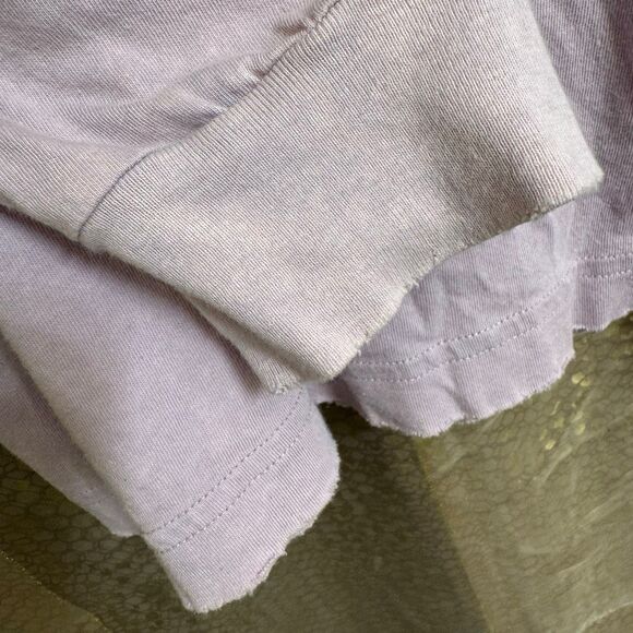 PINK Victorias Secret Lavender Campus Long Sleeve T Shirt Medium - Picture 5 of 6